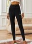 Casual Fleece Lined Leggings Leggings High Waist Athletic Leggings Tummy Control Stretch Workout Yoga Leggings