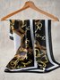 Boho Holiday Abstract Pattern Silk Scarf Vacation Beach Daily Commuting Accessories