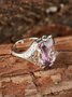 JFN Amethyst Zircon Ring