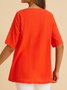 Half Sleeve Irregular Blouses Asymmetrical Hem Shirt