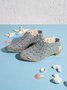 Vintage Weave Inlay Block Heels