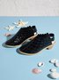 Vintage Weave Inlay Block Heels