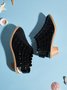 Vintage Weave Inlay Block Heels