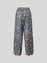 JFN Women Ethnic Vintage Casual Wide-Leg Pants