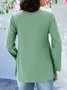 JFN Cotton Ethnic Casual Square neck Lace Tops Long Sleeve U Neck Tunic