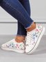JFN Fashion Floral Ultralight Breathable Sports Canvas Shoes