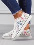 JFN Fashion Floral Ultralight Breathable Sports Canvas Shoes