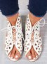 Resort Cutout Lace-Up Sandal Boots Dressy Wedding Sandals