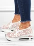 Floral Embroidery Breathable Platform Loafer Sheer Mesh Sneakers Hollow Out Tulle Comfortable Slip-On 