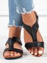 Women's Comfy Orthotic Sandals Women's Arch Support Flat Sandals Orthopedic Sandals JFN Women Retro Solid Color Casual Simple Velcro Strappy Sandals