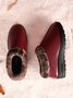 Simple Casual Warm Plush Ankle Boots