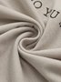 Gray Shawl Collar Cotton-Blend Long Sleeve Top