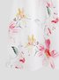 Women's A Line Dress Midi Dress Half Sleeve Floral Ruched Print Spring Summer V Neck Casual Modern