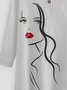 Loosen Casual People Shirt Collar Long sleeve women Dress