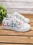 JFN Fashion Floral Ultralight Breathable Sports Canvas Shoes