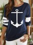 Casual Crew Neck Sweatshirt
