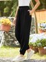 Plain Loose Casual Pants