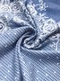 V Neck Floral Casual Top