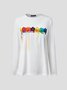 Casual Floral Regular Fit T-Shirt