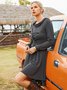 Casual Hoodie Halloween Dress