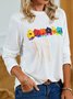 Casual Floral Regular Fit T-Shirt