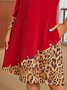 Urban Color Block Loose Dress