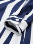 JFN Shirt Collar Geometric Autumn Urban Natural Long sleeve Shirt Dress Shirt Collar Dress