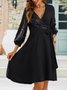 Elegant Sparkling Sequin V-Neck Dress