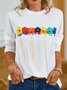 Casual Floral Regular Fit T-Shirt
