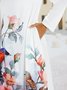 Loosen Vacation Crew Neck Long sleeve Knit Dress