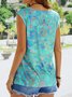 Tribal Loosen Casual Knit Tank