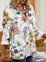 JFN Collar Floral Vacation Shirt