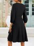 Elegant Sparkling Sequin V-Neck Dress