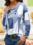 Asymmetrical Geometric Casual Top