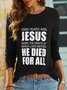 Crew Neck Regular Fit Cotton Blends T-shirt