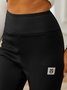 Casual Fleece Lined Leggings Leggings High Waist Athletic Leggings Tummy Control Stretch Workout Yoga Leggings