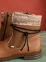 Basic round toe ankle boots with zipper