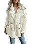 Long Sleeve Shawl Collar Buttoned Coats