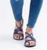 JFN  Plus Size Women Sandals Handmade Beach Flat Sandals