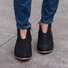 Women Deep V Sexy Booties Casual Comfort Zipper Shoes