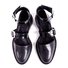 2019 Fashion Trends Low Heel Pink Color block Buckle Flats