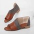 JFN  Women Daily Low Heel Panel Sandals