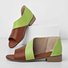 JFN  Women Daily Low Heel Panel Sandals