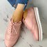 JFN Women's Lace Up Perforated Oxfords Shoes Casual Shoes