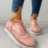 JFN Women's Lace Up Perforated Oxfords Shoes Casual Shoes