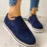 JFN Women's Lace Up Perforated Oxfords Shoes Casual Shoes