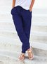 JFN Solid Casual Pants