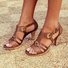 JFN  New Style Elegant Buckle Strap Sandals