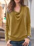 JFN Cowl Neck Casual Sweater