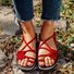 2018 Summer Handmade Breathable Bandage Beach Flat Sandals